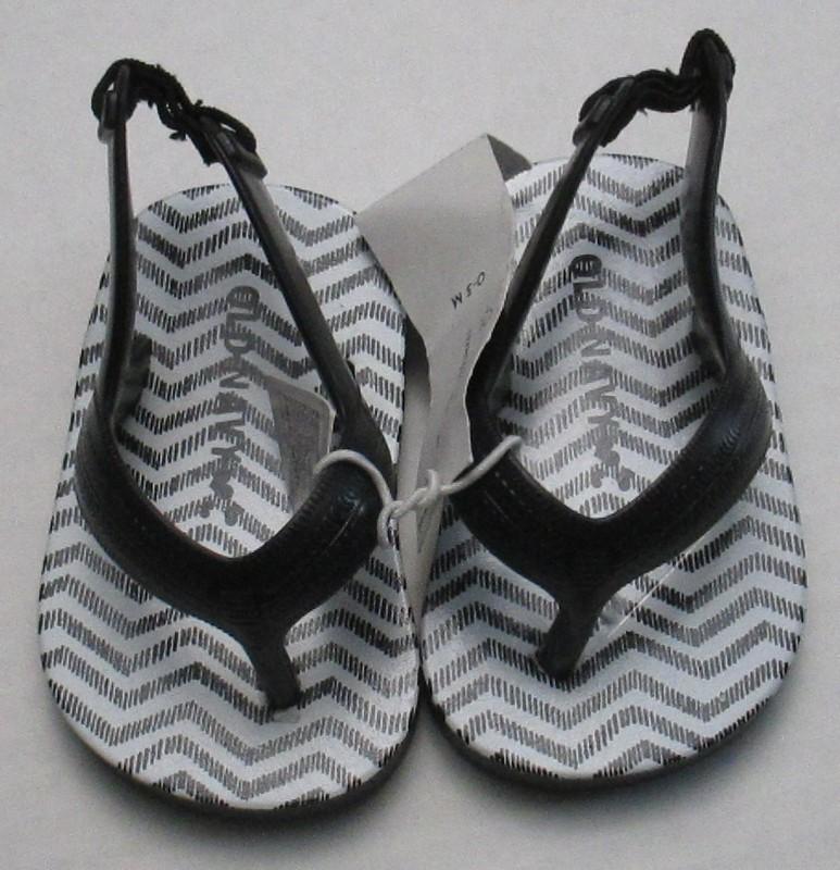New Infant Baby Boys 0-3 Months Old Navy Black & White Sandals