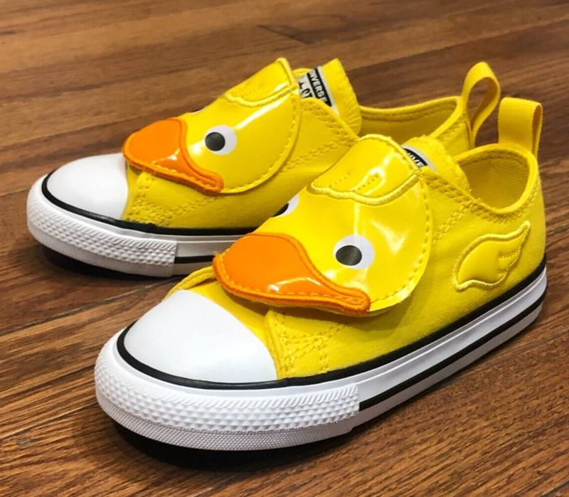 *NEW* Infant Chuck Taylor All Star Pool Float Easy On Strap (TD) Yellow(A11838F)