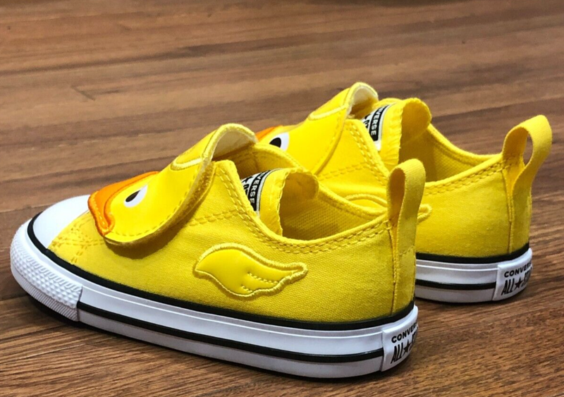 *NEW* Infant Chuck Taylor All Star Pool Float Easy On Strap (TD) Yellow(A11838F)