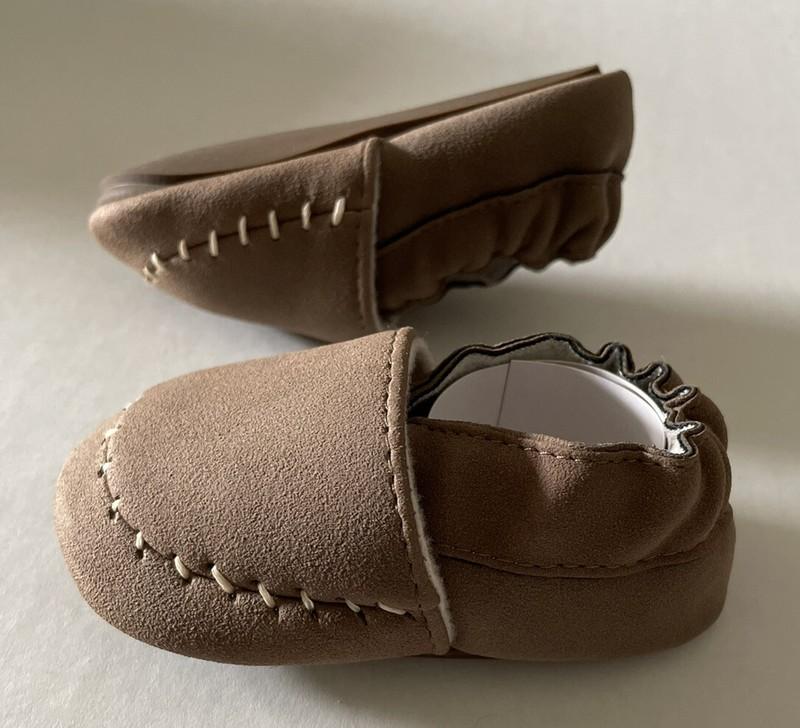 NEW JUDANZY Flex-zy Soles BROWN MOCASSIN Size 3 6-9 Months M2