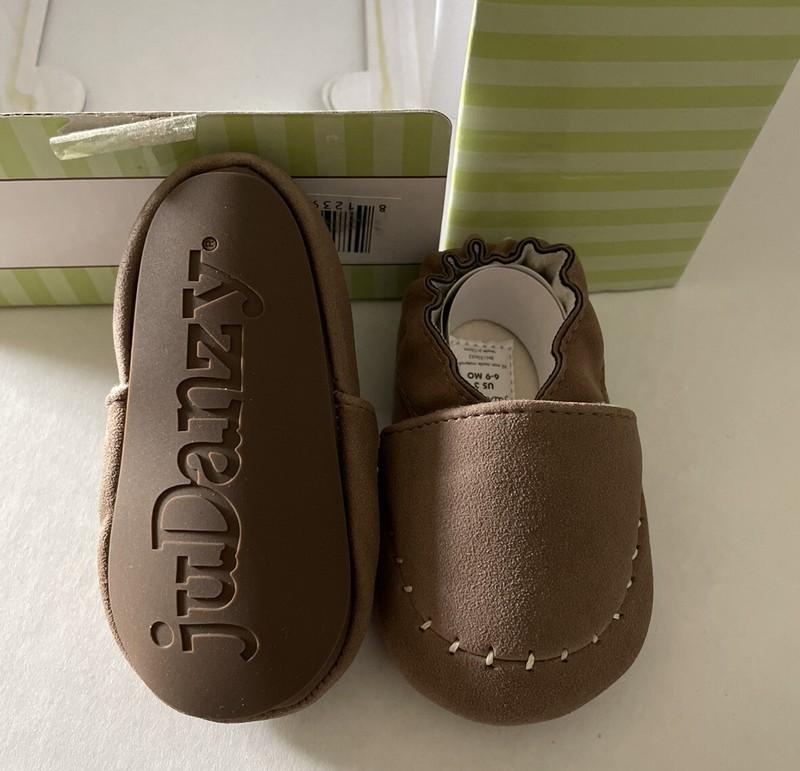 NEW JUDANZY Flex-zy Soles BROWN MOCASSIN Size 3 6-9 Months M2