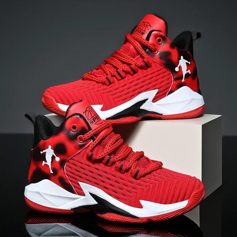 New Kids Brand Basketball Shoes Breathable Comforthable Children Sport Shoes