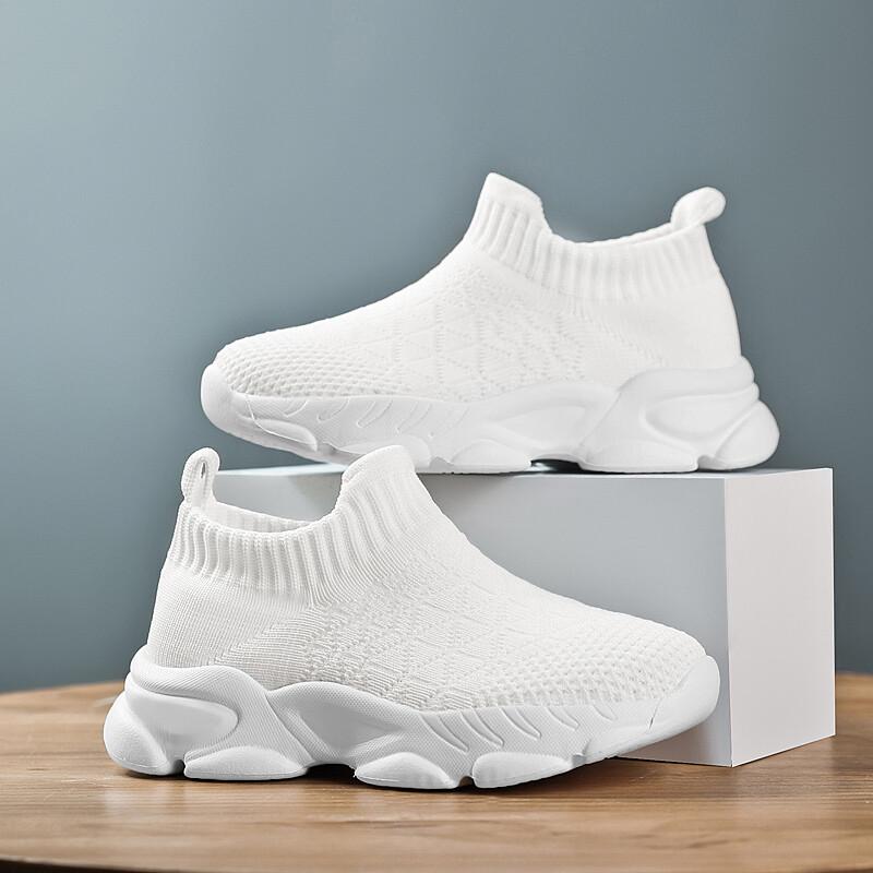 New Kids Shoes Ultra Soft Sneakers Lightweight Breathable Sock Shoes For Girls