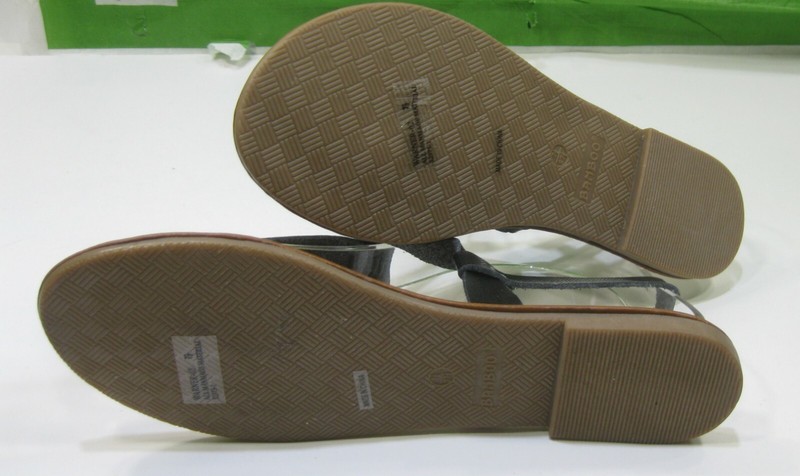 New Ladies Summer Black Back Adjustable Strap Sandal WOMEN Size 7.5
