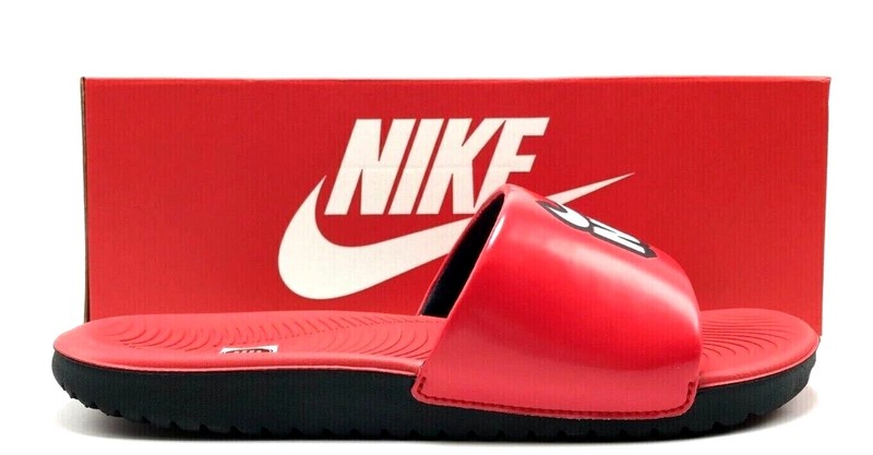 *NEW* Little/Big Kids' NIKE KAWA SLIDES FUN RED (DD3242 601) 11C - 7Y