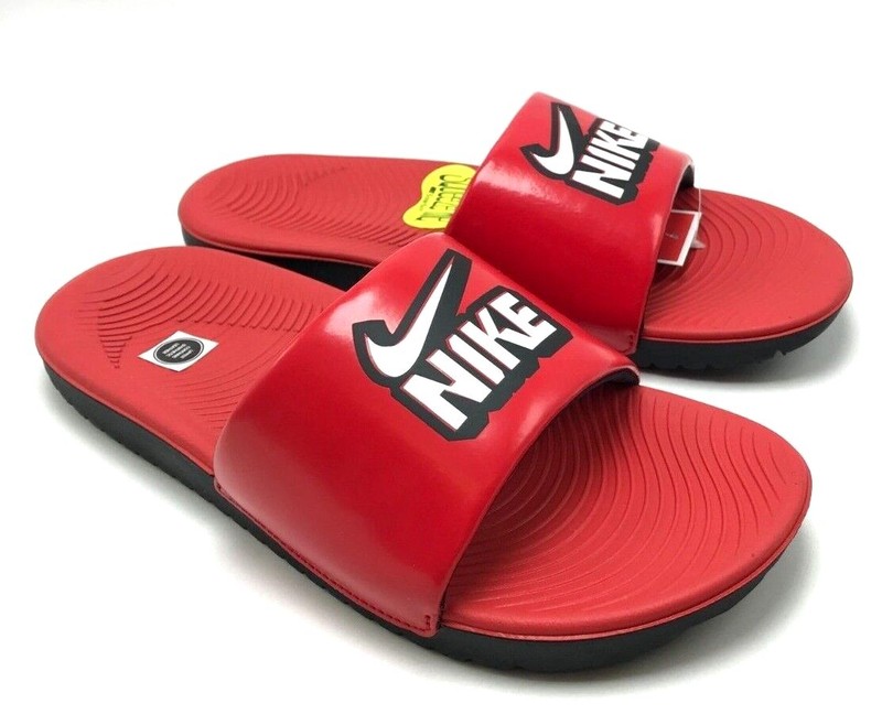 *NEW* Little/Big Kids' NIKE KAWA SLIDES FUN RED (DD3242 601) 11C - 7Y