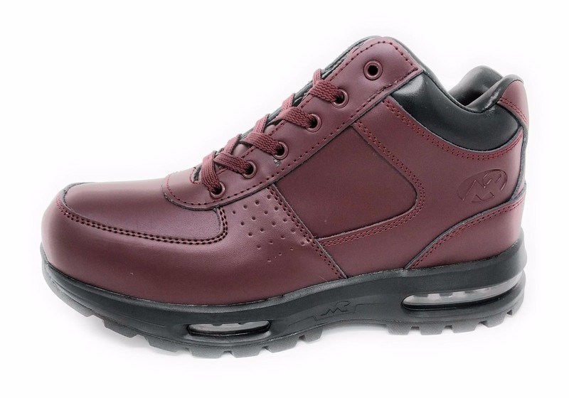 NEW MEN MOUNTAIN GEAR DDAY LE 2 BURGUNDY LEATHER AIR BUBBLE HIKING LACE UP BOOT
