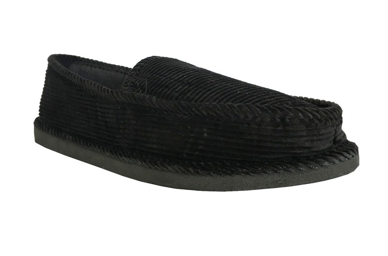 New Men's Corduroy House Shoe Moccasin Slip-on Men Shoes Size 4-14 2022