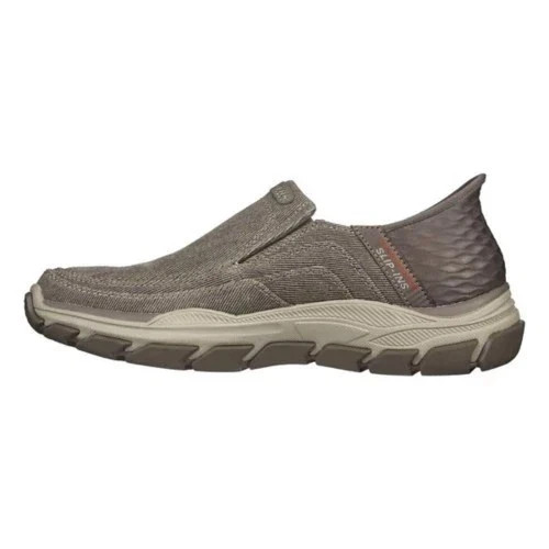 NEW Men's Skechers Holmgren Slip-In Taupe Shoes - FREE SHIP
