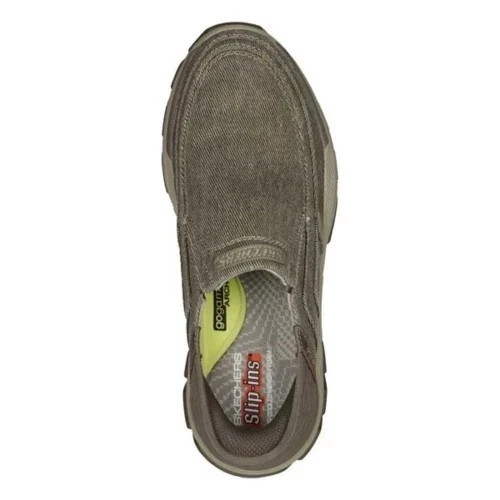 NEW Men's Skechers Holmgren Slip-In Taupe Shoes - FREE SHIP