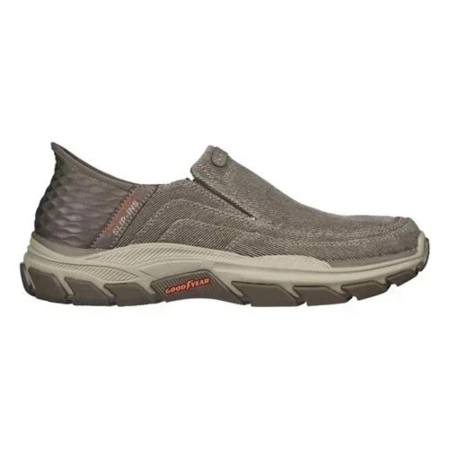 NEW Men's Skechers Holmgren Slip-In Taupe Shoes - FREE SHIP