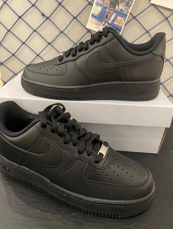 NEW Nike Air Force 1 '07 Shoes Triple Black Men's Size