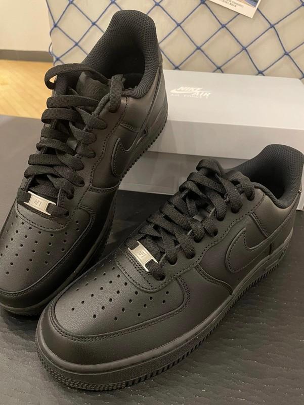 NEW Nike Air Force 1 '07 Shoes Triple Black Men's Size