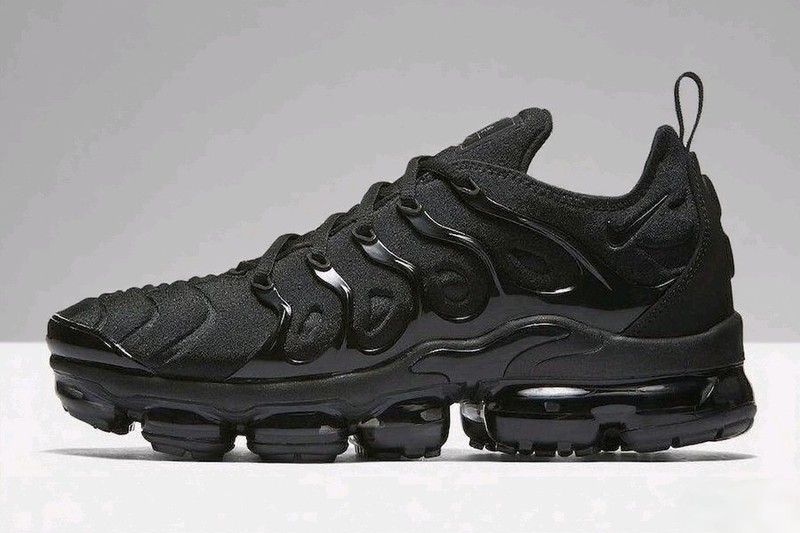 New Nike Air Vapormax TN Plus Triple Black Comfortable Men's Shoes