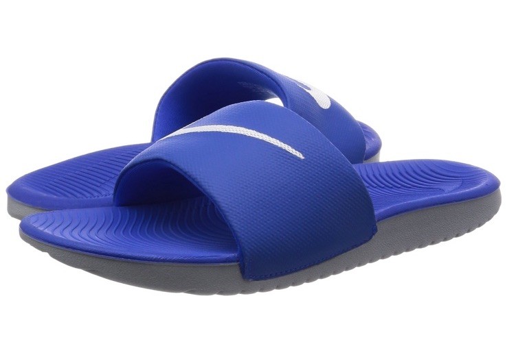 New Nike Big Boy's Kawa Slide Sandals Size 7 Youth New with tags Blue