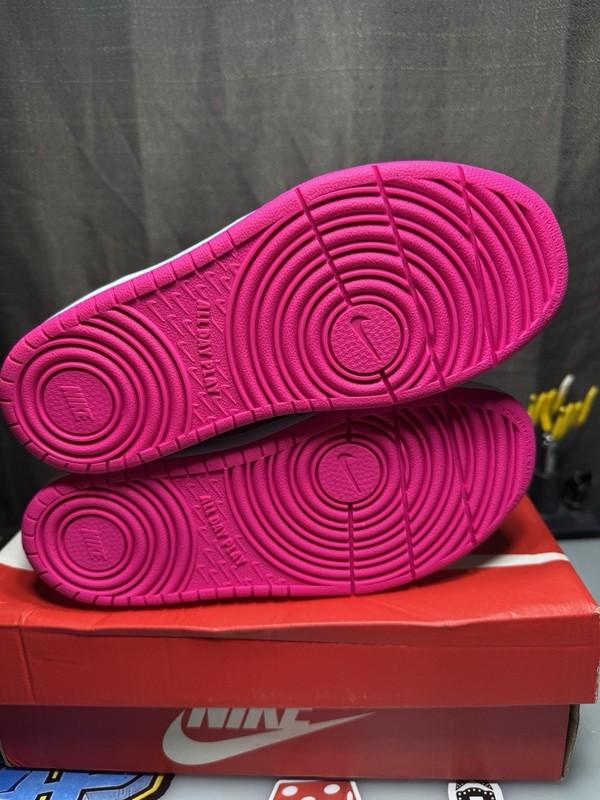 NEW Nike Court Borough Mid 2 PSV Fierce Pink Black Youth Size 2 - HV0935-100
