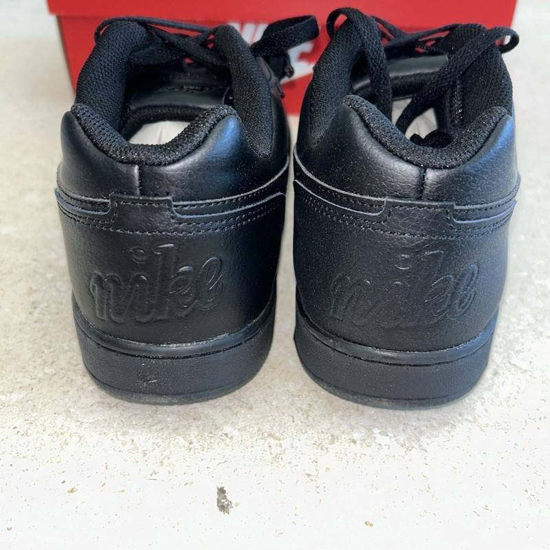 New Nike Ebernon Low Shoes Sneakers Black/Black Mens Size 12