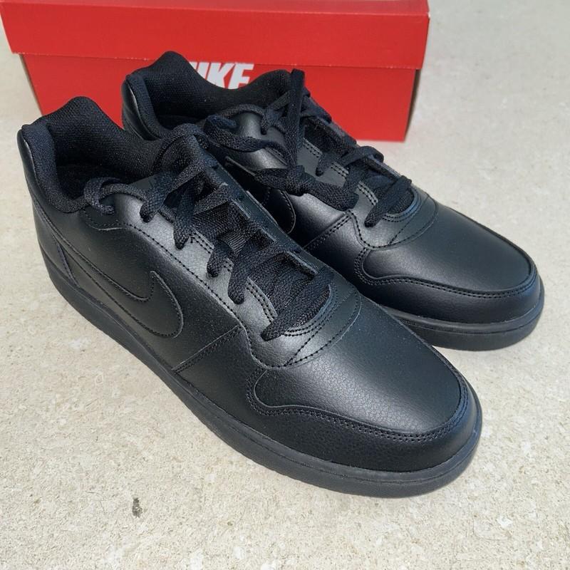 New Nike Ebernon Low Shoes Sneakers Black/Black Mens Size 12