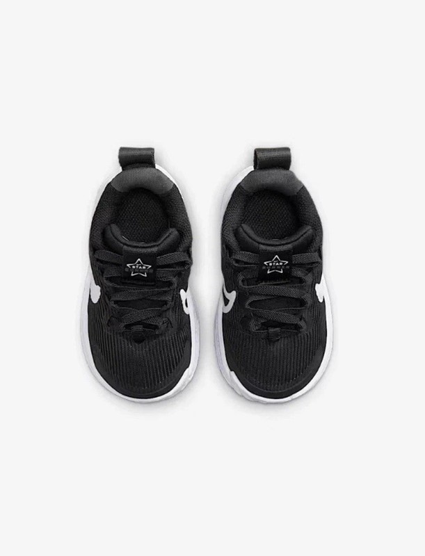 New Nike Star Runner 4 Toddler Size 4C Running Shoes Black Athletic Sneakers