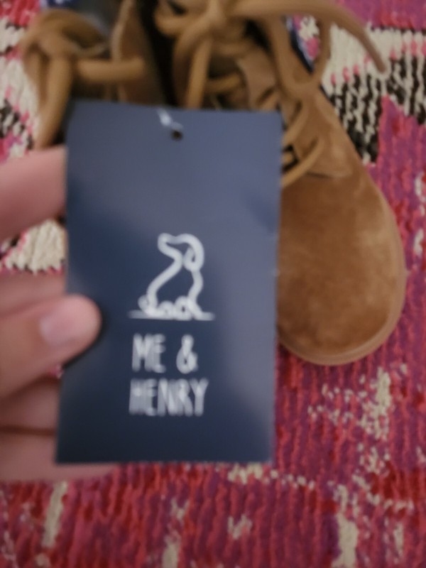 NEW NWT Me & Henry Boys Tan Boots 28 US 11.5 Lace Up Boys Side Zipper Fall