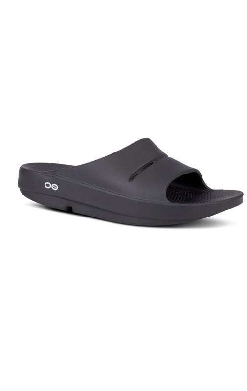 New Oofos Slides (Black) Men's Size 9 Recovery Sandals Fast Shipping