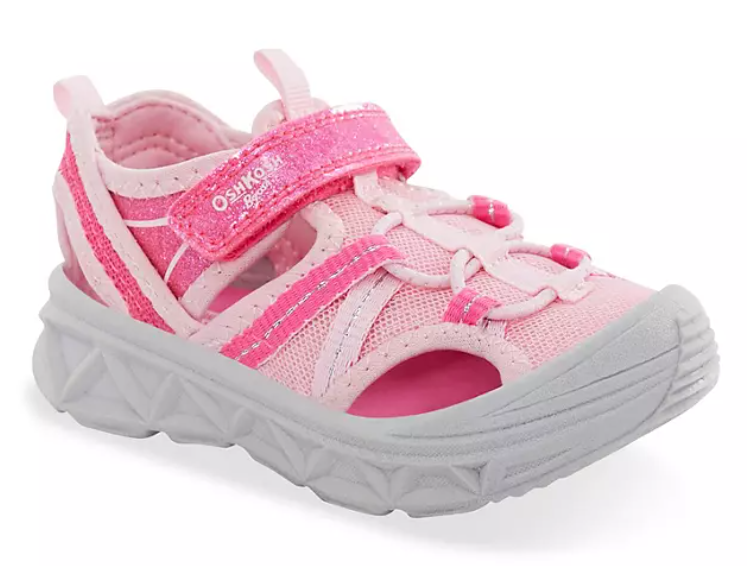 NEW Oshkosh Toddler Girls Closed Toe Abe Play Sandals Size 9