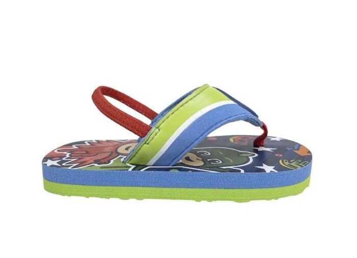New PJ Masks Boys Colorful Beach Flip Flops Size 7/8 Free Shipping