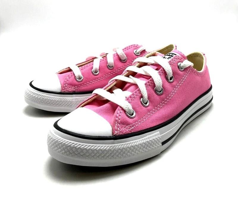 *NEW* Pre-School Kids CONVERSE ALL STAR OX (PS) PINK (3J238) SZ 10.5C - 3.0Y 