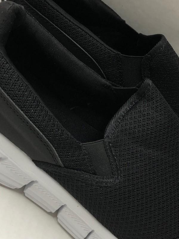 NEW Pro Player Mens Black Gray Comfort Footwear Low Top Sneaker Shoes Size 10/11
