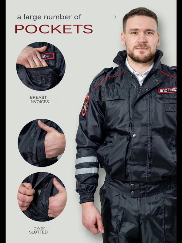 New Protective Jacket Russian Special Forces Road Police Chevrons