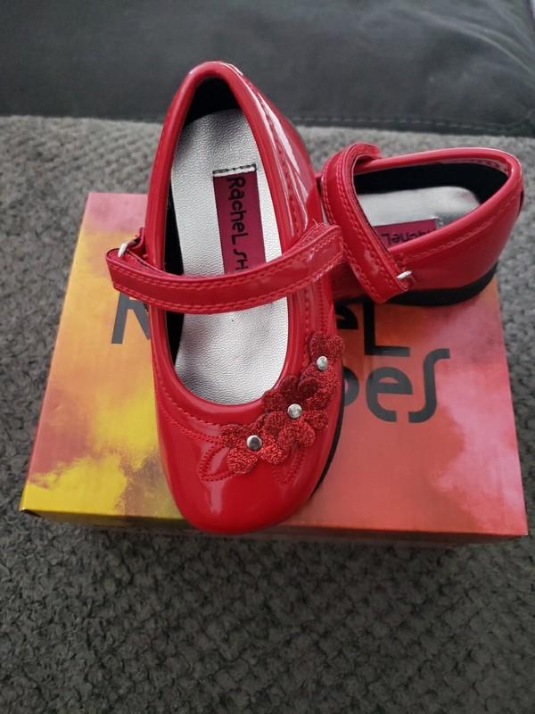 NEW Rachel Shoes Liz Toddler Girls Shoes Red Patent