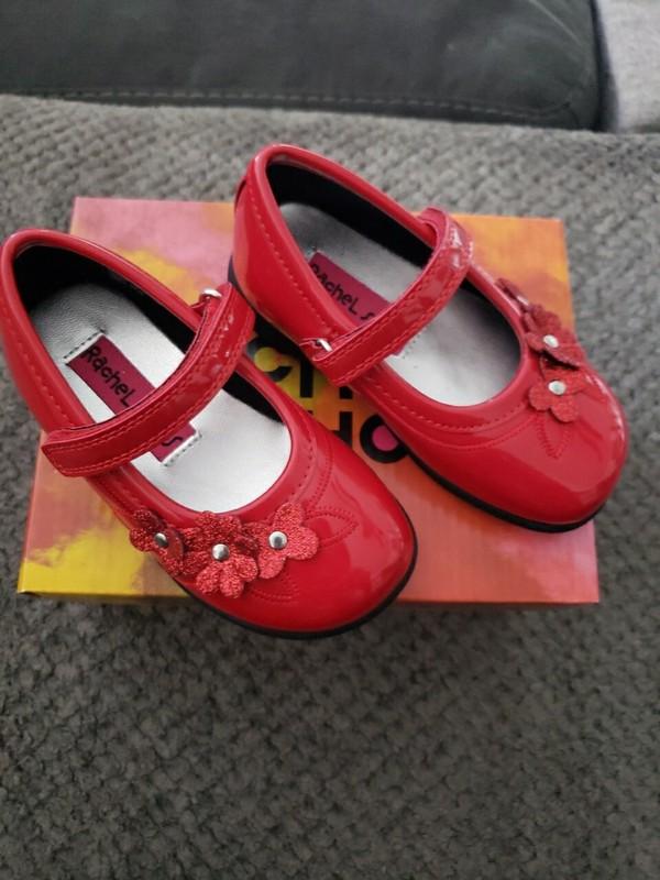 NEW Rachel Shoes Liz Toddler Girls Shoes Red Patent