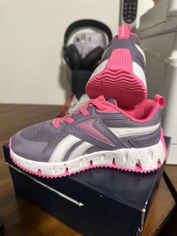 NEW Reebok Zig Vector BIG Girls Athletic Shoes Pink/ Purple Size 7