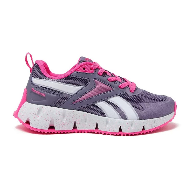 NEW Reebok Zig Vector BIG Girls Athletic Shoes Pink/ Purple Size 7