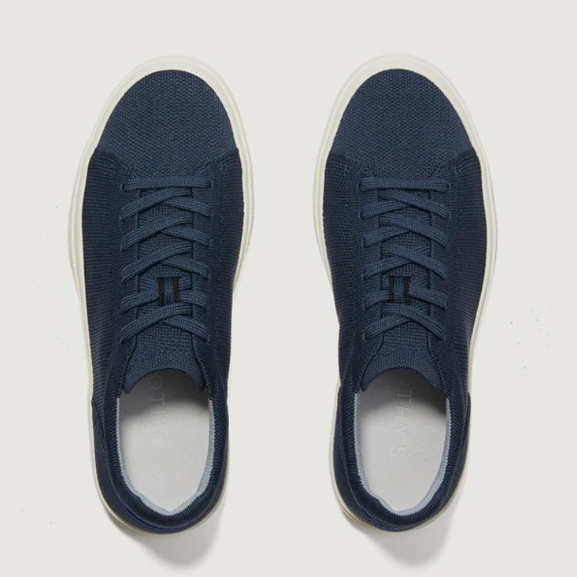 NEW ROTHYS The RS02 Sneaker In Navy LACE UP SHOES BLUE 096 MENS SIZE 12.5 / W 14
