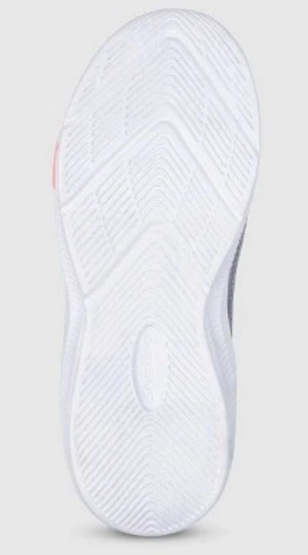 NEW S Sport By Skechers Girls Kristin Fashion Step-Ins Sneaker Gray/Pink Sz 5