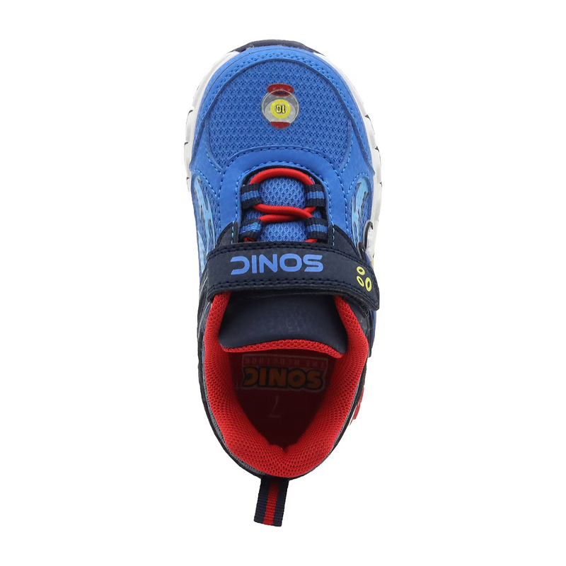 New Sega Sonic The Hedgehog Toddler Boy Light-Up Athletic Shoes 6 7 8 9 10 11 12