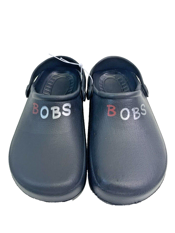 New Skechers Bobs Black Croc Shoes Boys Youth Size 3 ~ Runs Small
