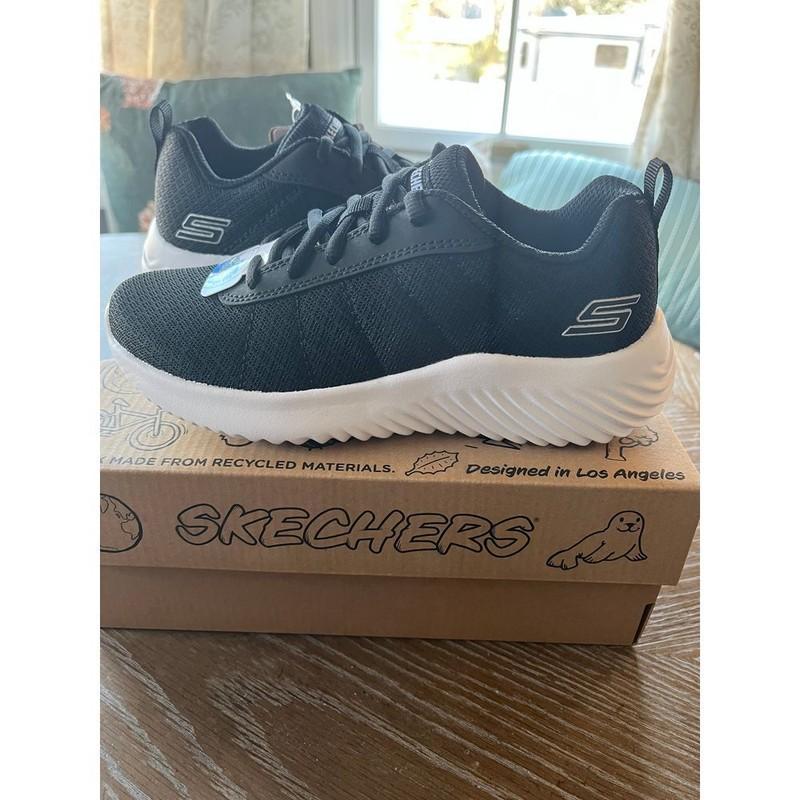 NEW Skechers Boys Bounder Karonik Athletic Sneaker Washable Black Size 3
