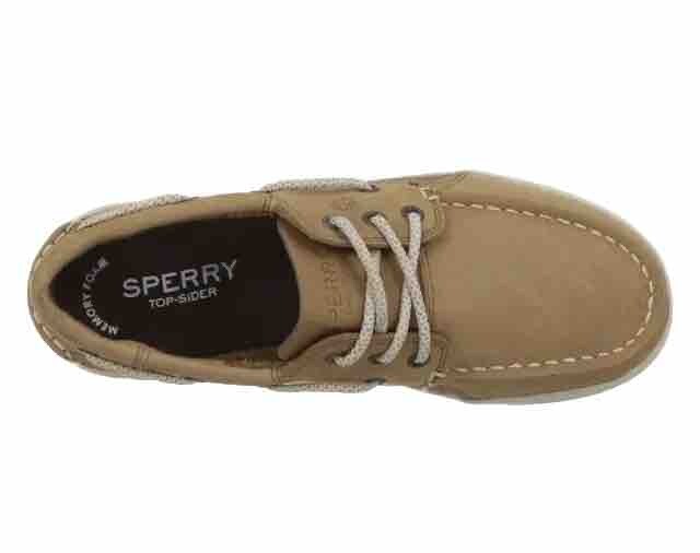 NEW Sperry Gamefish Size 6 M Leather Boat Shoes Big Kids Boys YB56564 Dark Tan
