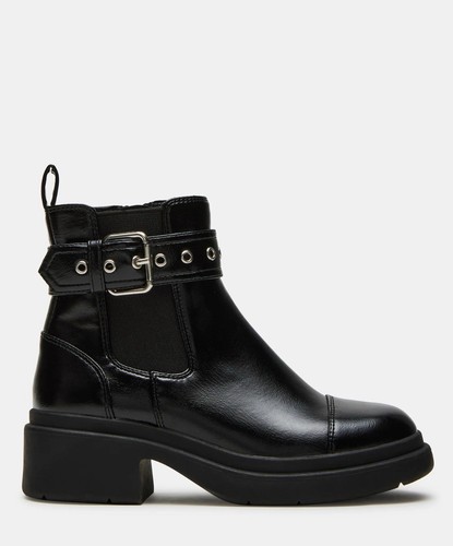 NEW Steve Madden Big Kids Black Kiki Boots-NIB Size 3M