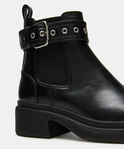 NEW Steve Madden Big Kids Black Kiki Boots-NIB Size 3M