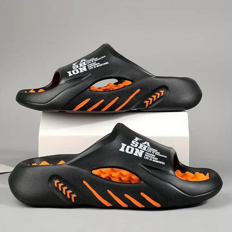 New Summer Men's Massage Slippers Slides Indoor Outdoor Comfort Shoes Beach Gift