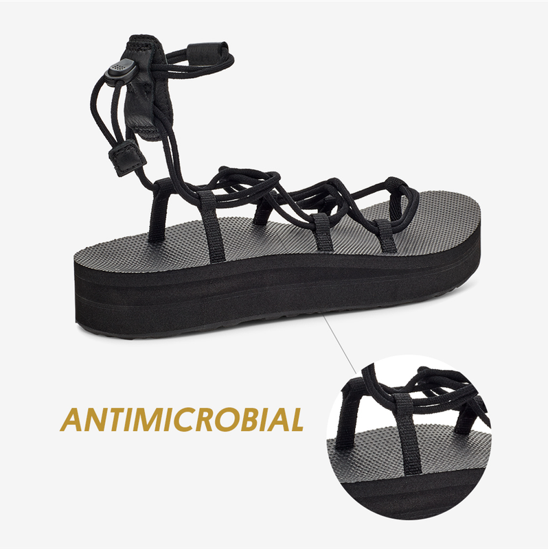NEW TEVA MIDFORM INFINITY STVF2417890-BLK BLACK SUMMER Sandals US W5 - 8