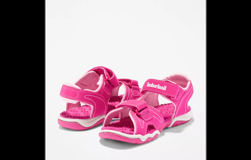 NEW Timberland Girl's YOUTH ADVENTURE SEEKER 2-STRAP SANDALS Pink