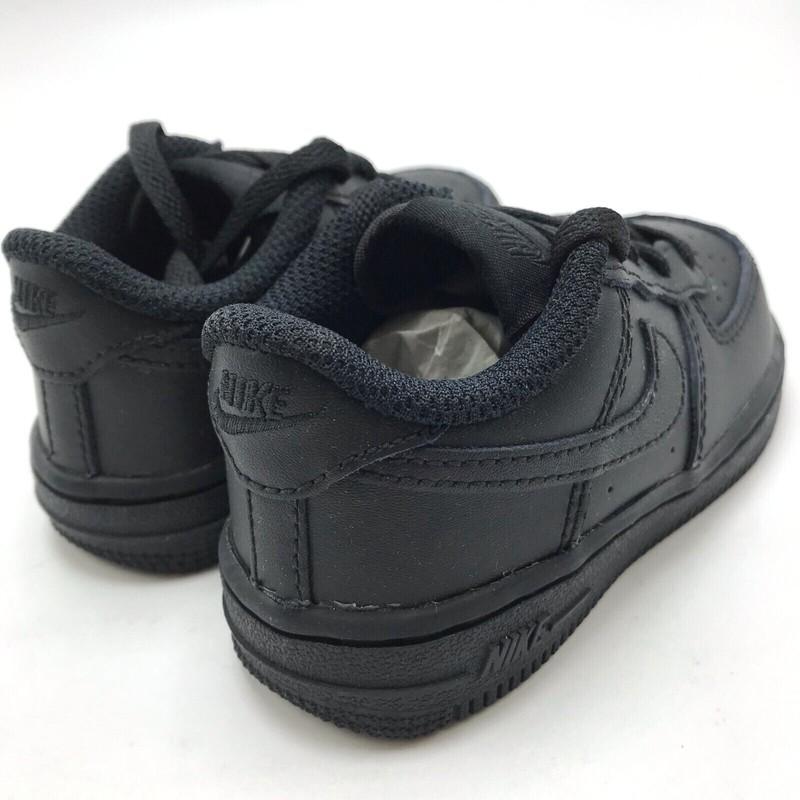 *NEW* Toddler Baby Nike Air Force 1 LE (TD) Black / Black (DH2926 001) 