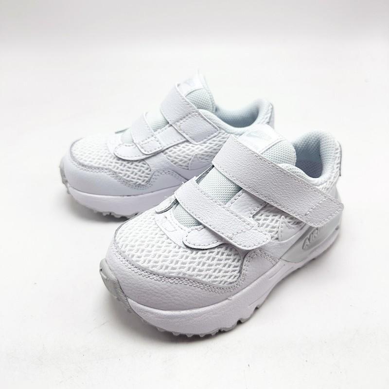 *NEW* Toddler BABY NIKE AIR MAX SYSTM (TD) SHOES White / White (DQ0286 102) 