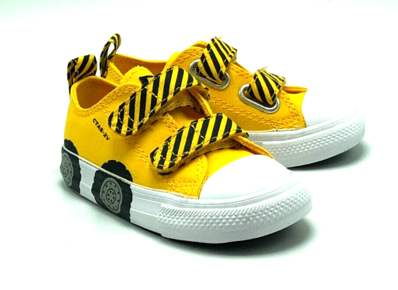 *NEW* Toddler CONVERSE CT All Star Construction Truck Strap Low Yellow (A11466F)