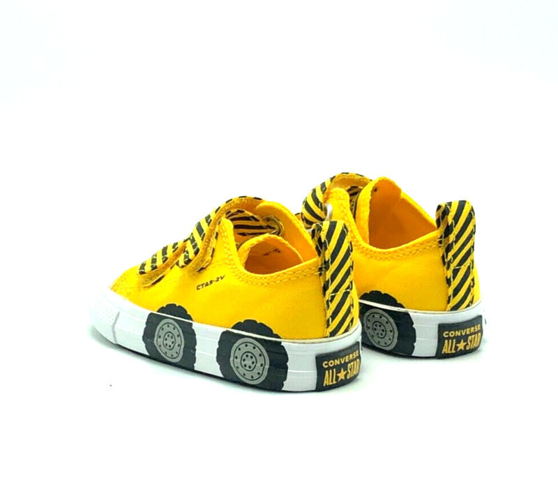 *NEW* Toddler CONVERSE CT All Star Construction Truck Strap Low Yellow (A11466F)