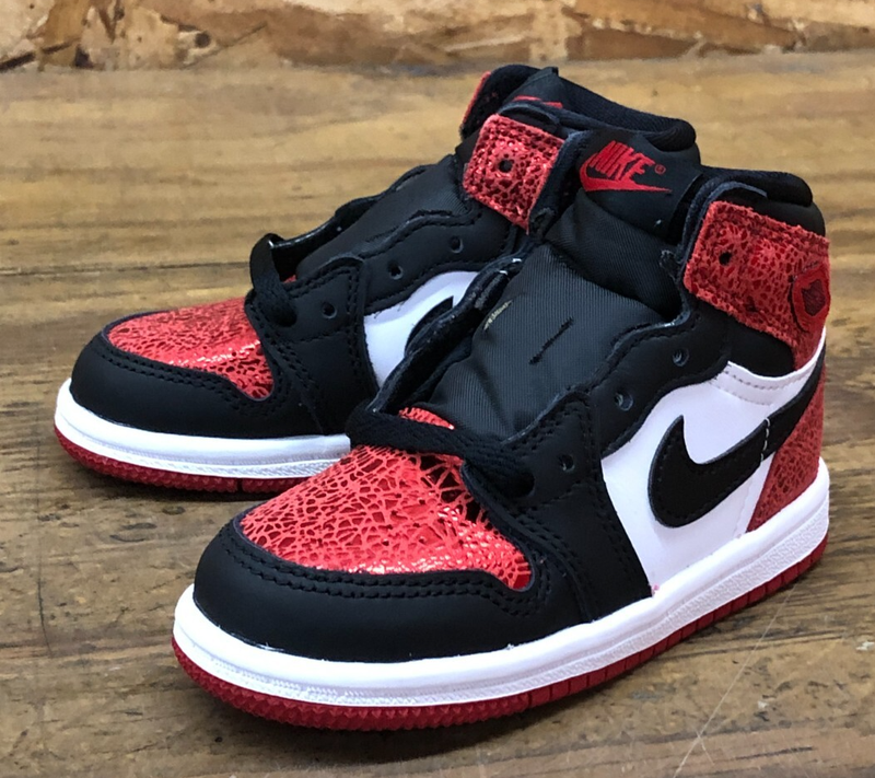 *NEW* TODDLER NIKE AIR JORDAN 1 RETRO HIGH OG (TD) VARSITY RED (FD2598 602)